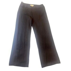 Michael Kors Black Wide Leg Dress Pants Career Work Trousers Size 10